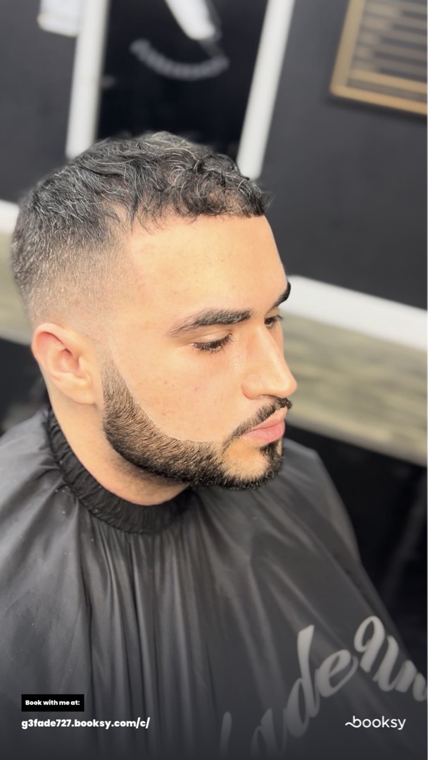 Skin fade and beard grooming by The Blend Lab